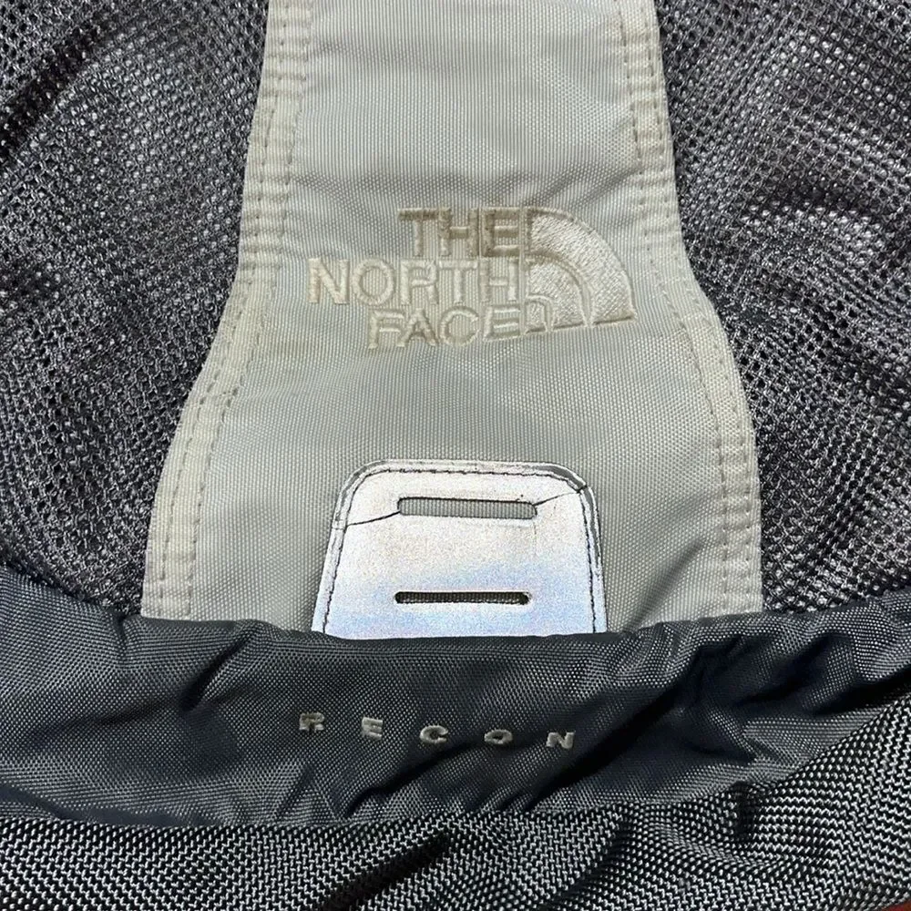 North Face Recon Travel School Laptop Carry Hiking Trail Backpack Creme Orange